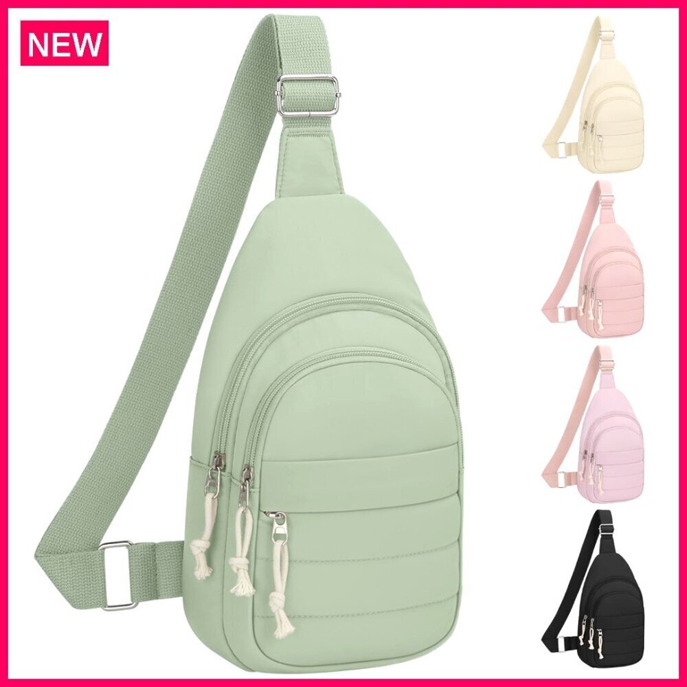 Small Crossbody Sling Bag Lightweight Water-Resistant Travel Fanny Pack